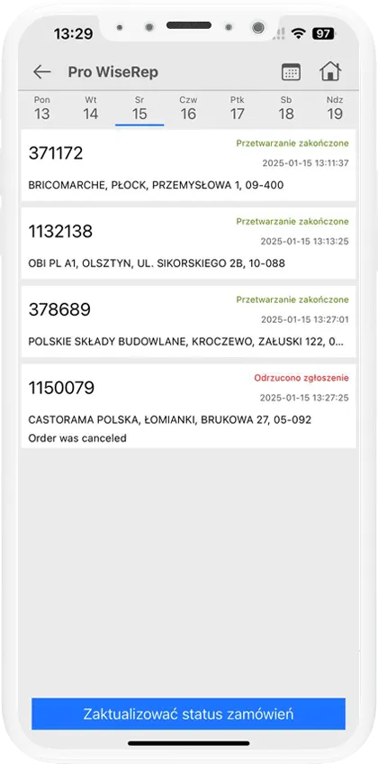 Raport zdjęciowy i potwierdzenie wykonania kampanii w systemie Mawenix