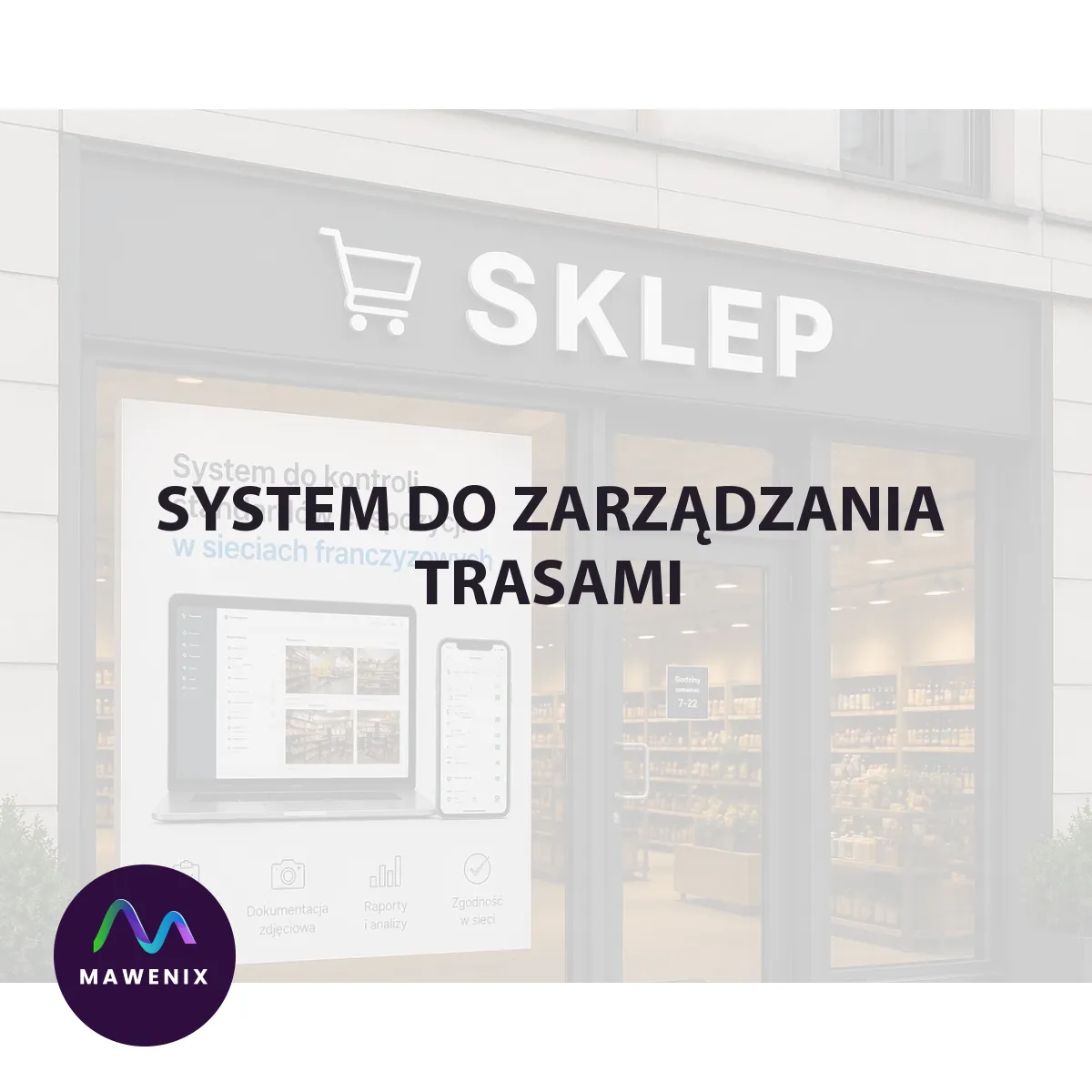 System do zarządzania trasami przedstawicieli handlowych i merchandiserów