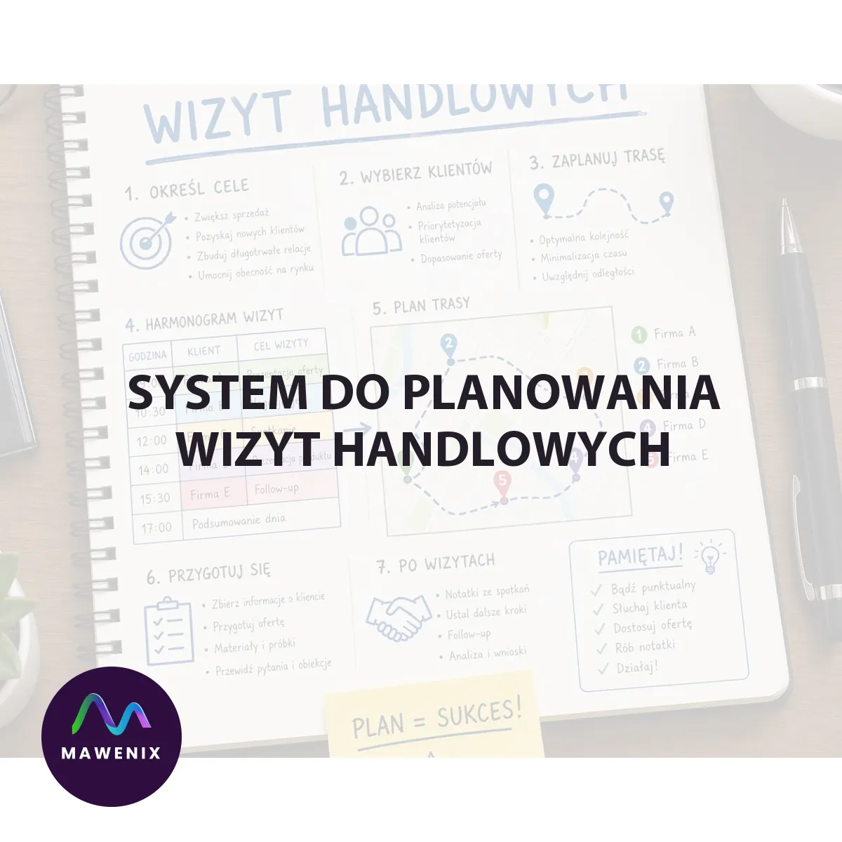 System do planowania wizyt handlowych i raportowania pracy w terenie